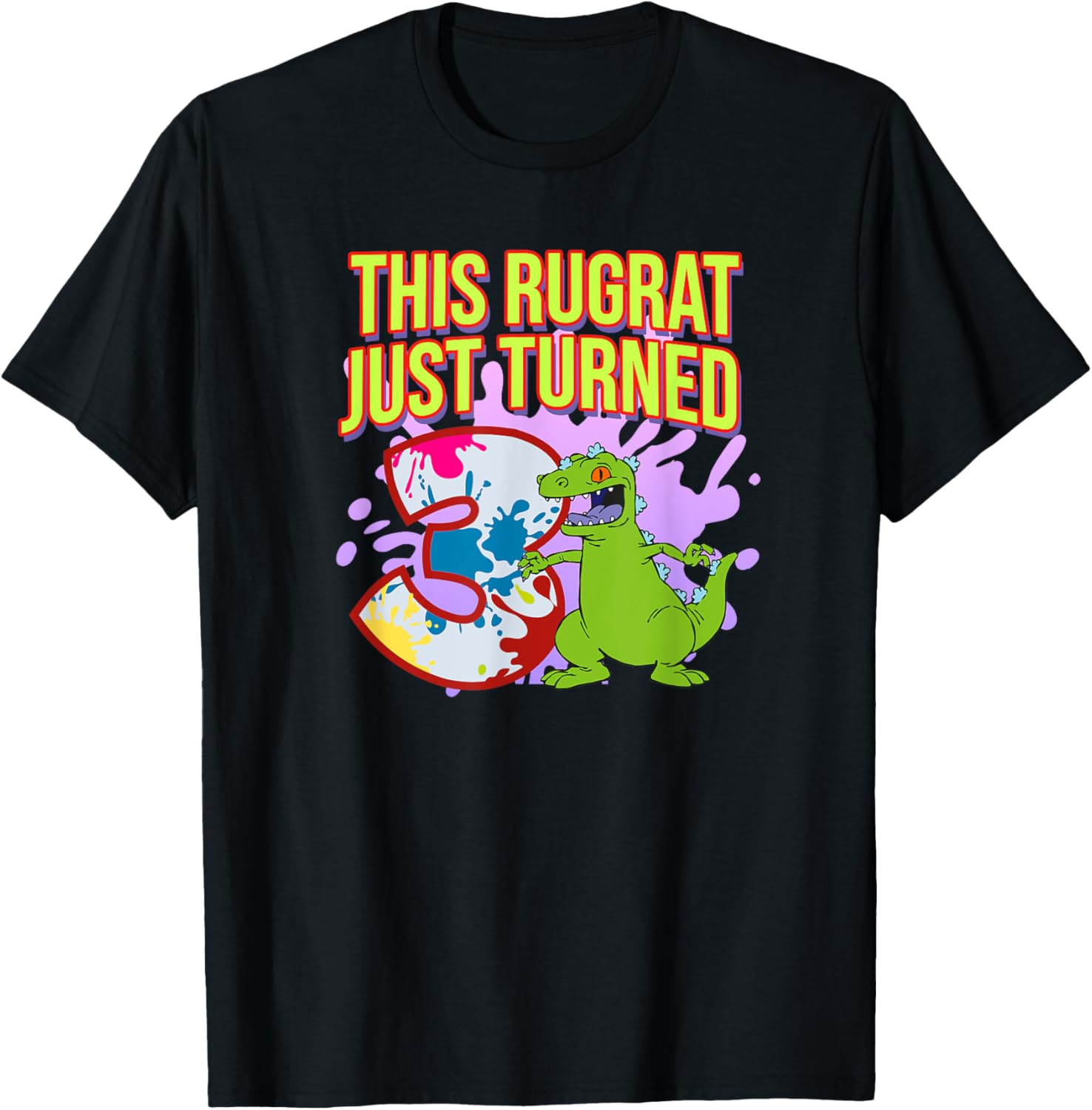 Mademark Rugrats 3rd Birthday Party T-Shirt for Kids Fun Celebration - 3