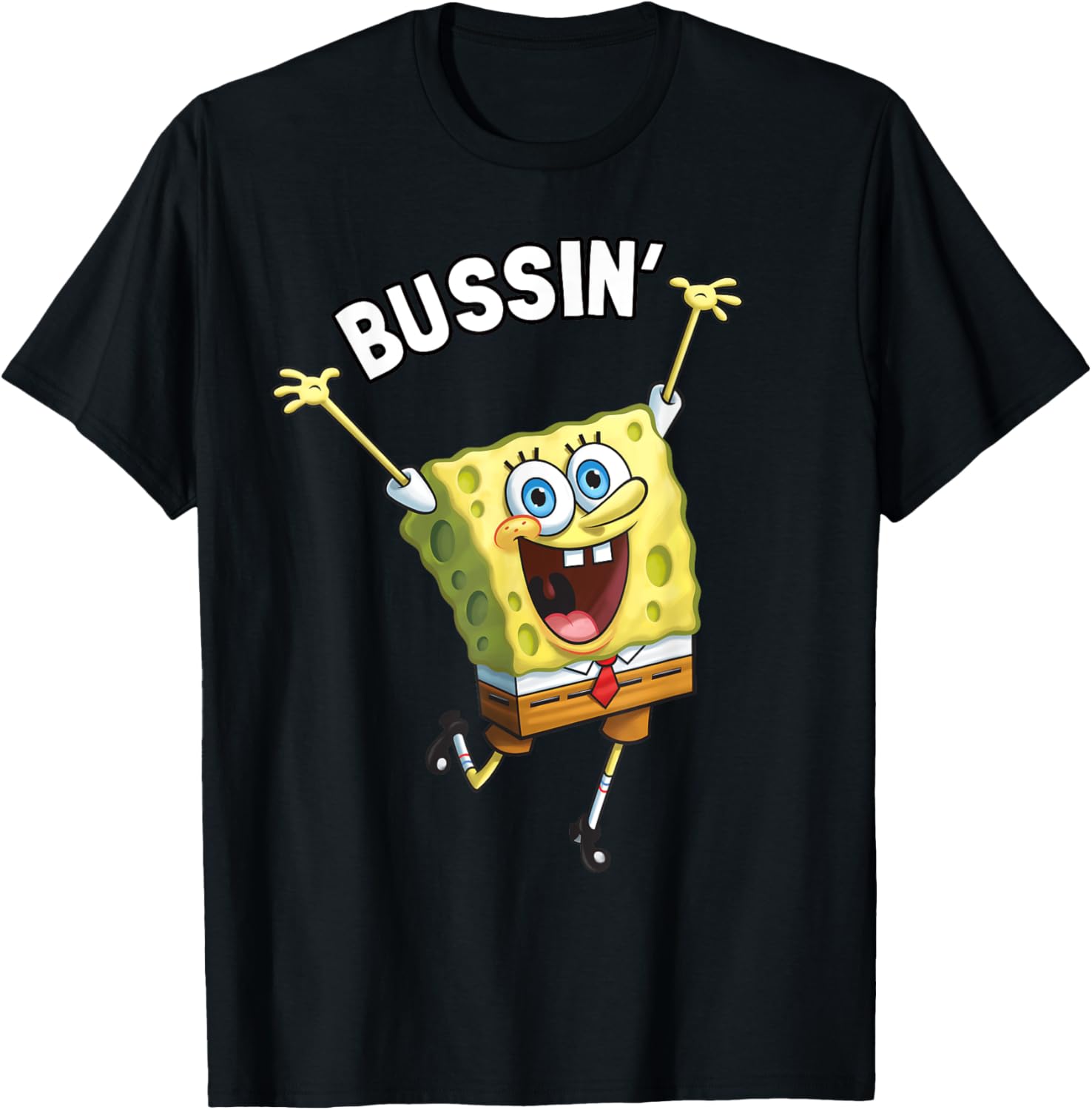 Mademark SpongeBob SquarePants Bussin T-Shirt for Fun and Fashion - 18