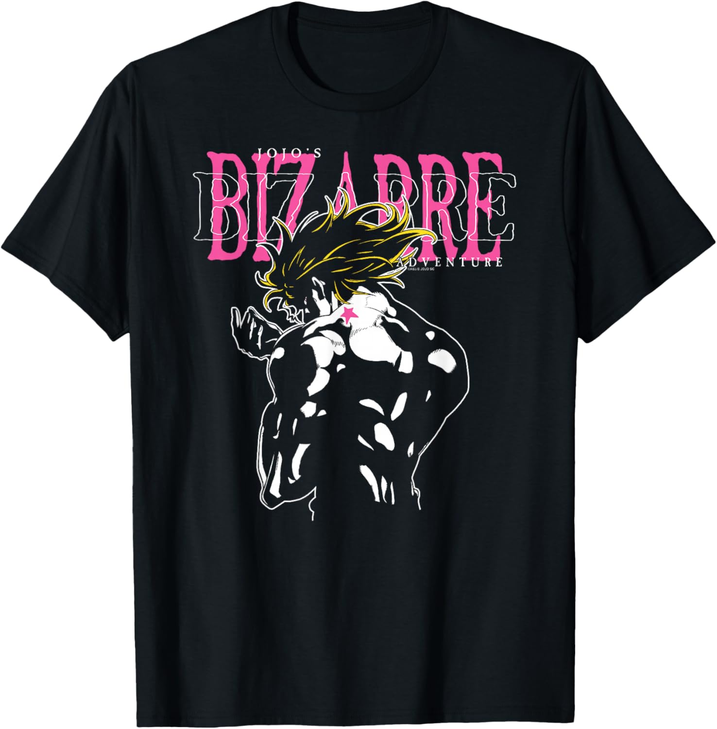 JoJo's Bizarre Adventure DIO T-Shirt with Joestar Birthmark Design - 3