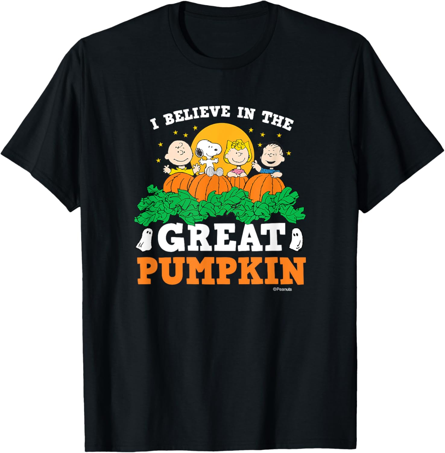 Peanuts I Believe In The Great Pumpkin T-Shirt for Halloween Fun - 6