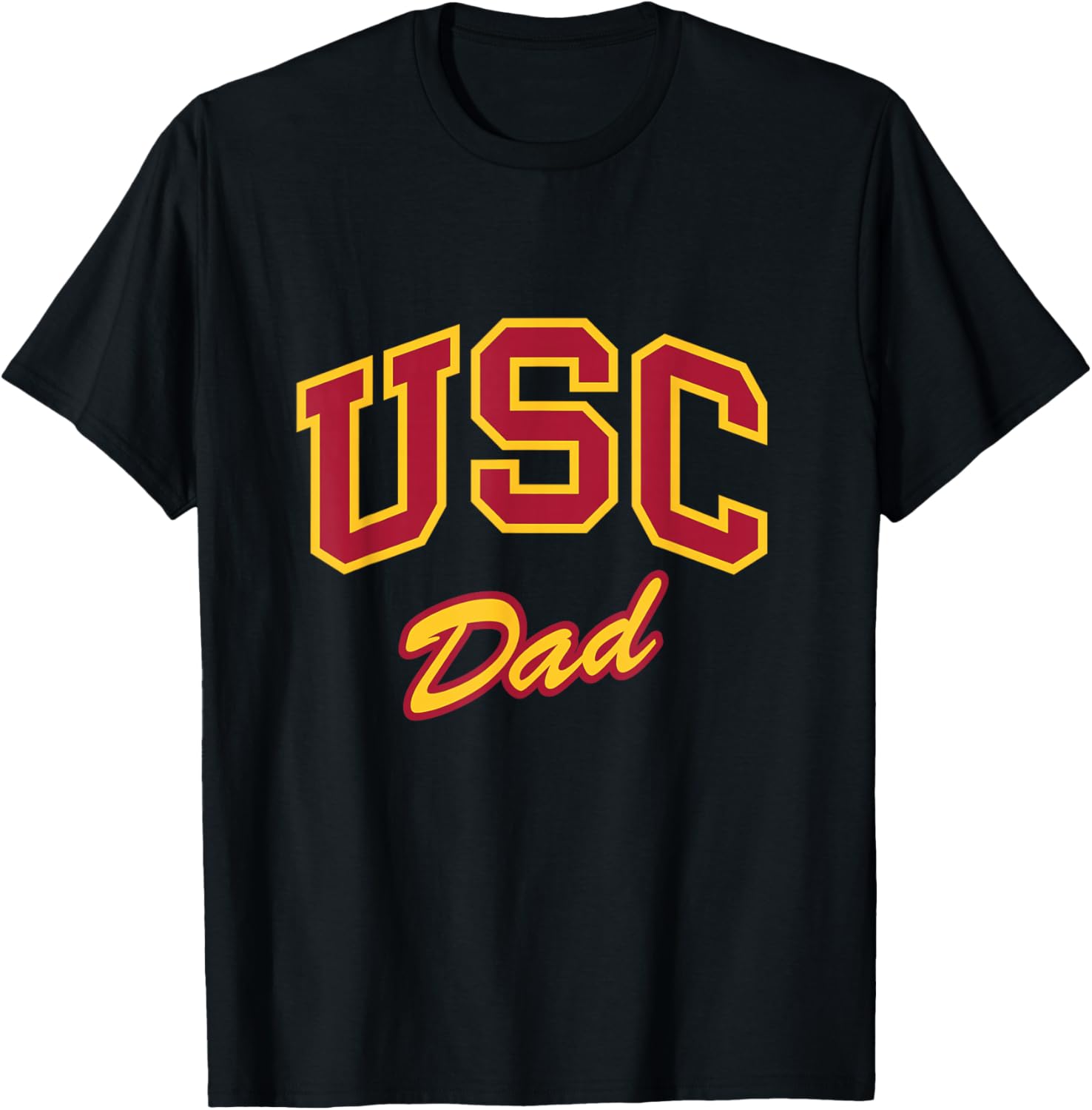 USC Dad Retro Script Style T-Shirt for Sports Fans and Outdoors Fun - 7