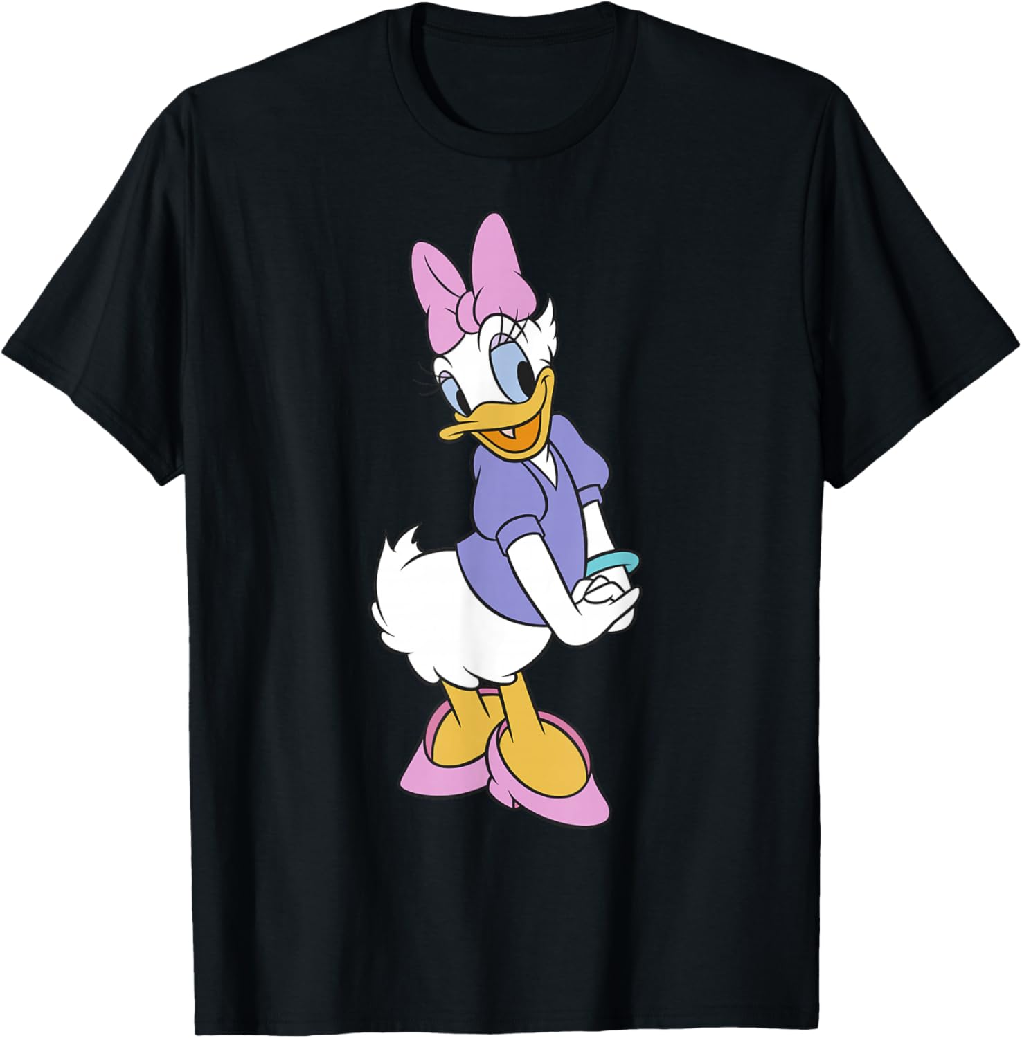 Daisy Duck Traditional Portrait T-Shirt for Disney Fans and Collectors - 1