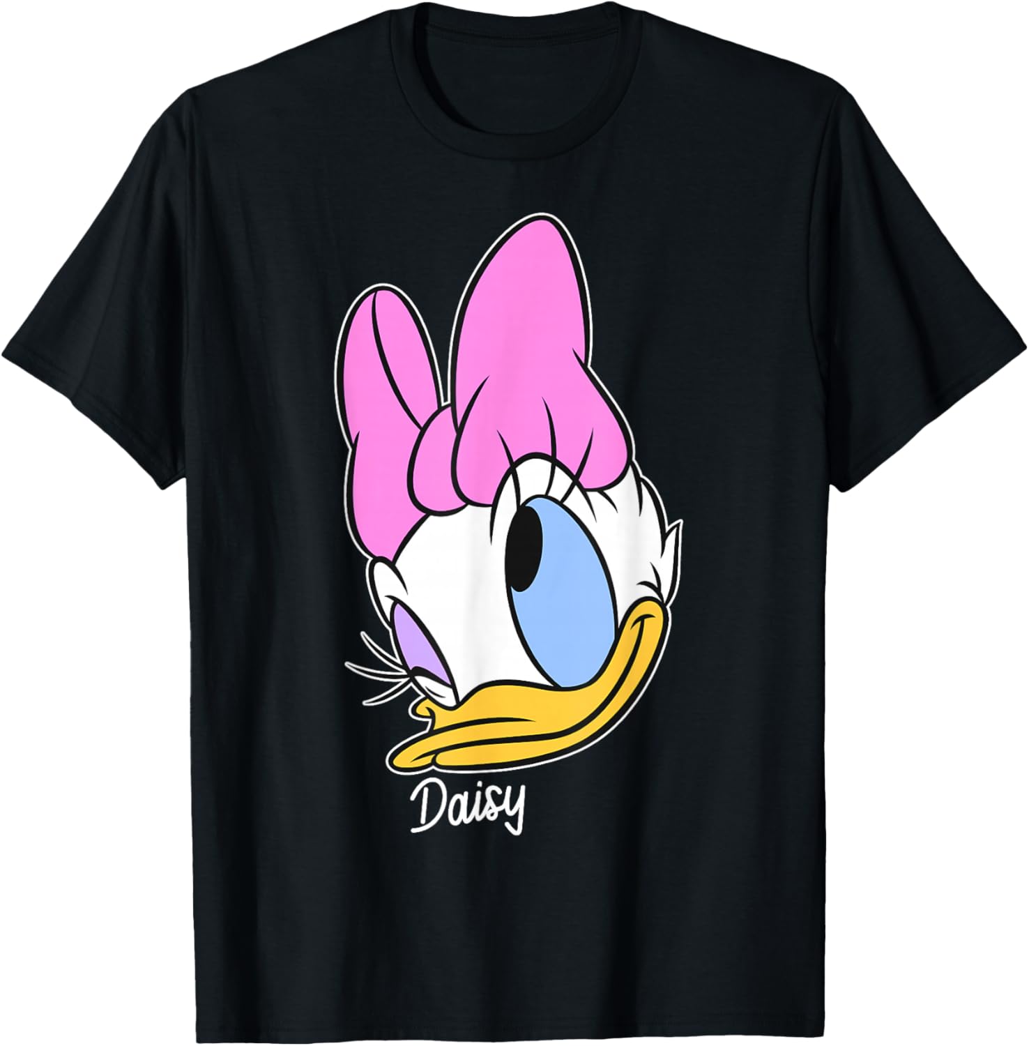 Disney Mickey and Friends Daisy Big Face T-Shirt for Fun Fashion Lovers - 10