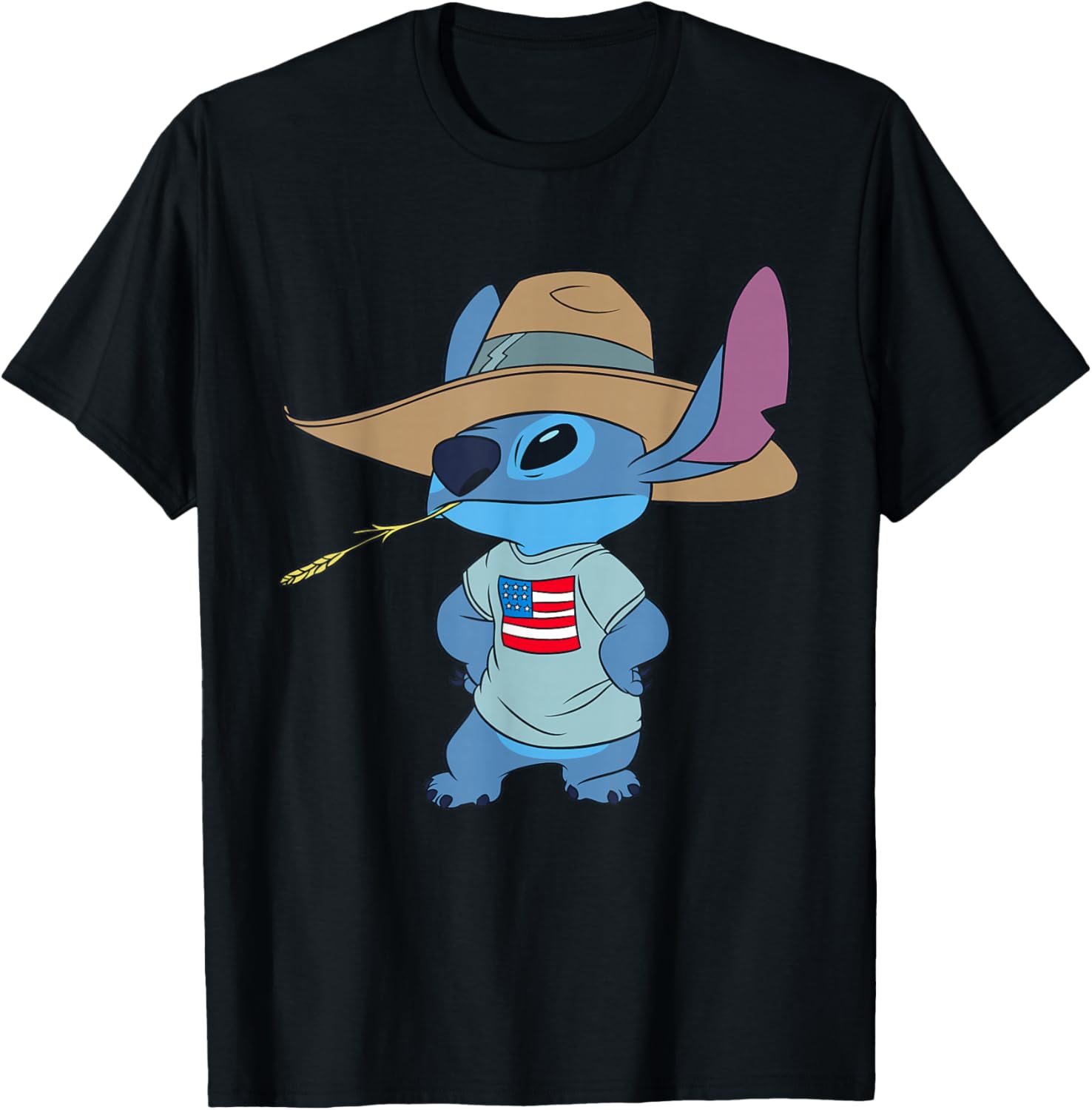 Disney Lilo and Stitch Americana T-Shirt for Fun Summer Style - 7