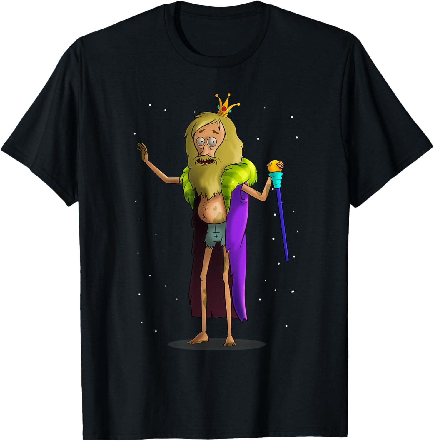 Rick and Morty King Tommy T-Shirt - Fun Graphic Tee for Fans - 2