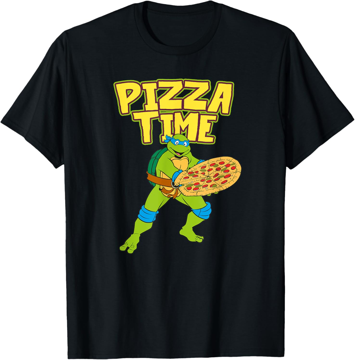 Mademark Teenage Mutant Ninja Turtles Leonardo Pizza Time T-Shirt - 2