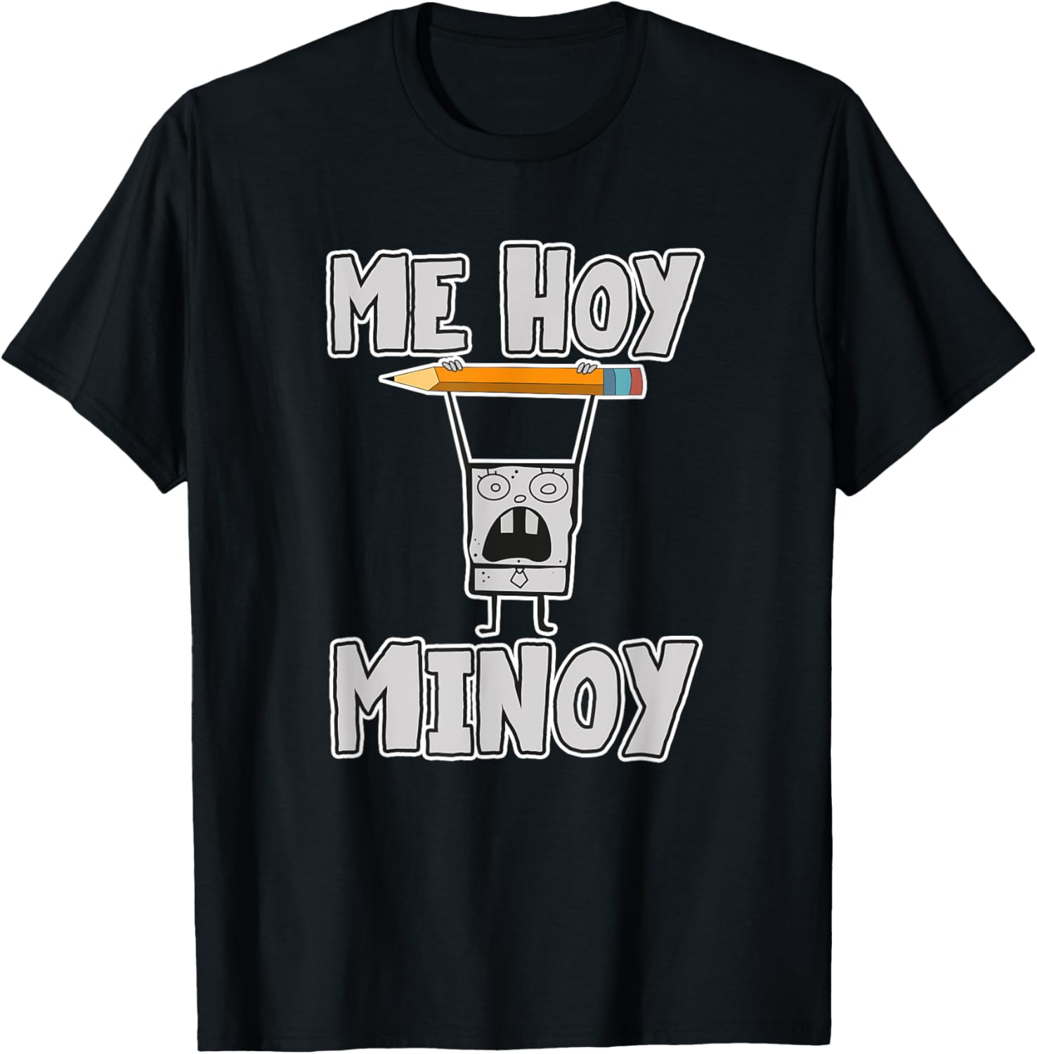 Mademark DoodleBob Me Hoy Minoy T-Shirt - Fun SpongeBob Apparel - 18