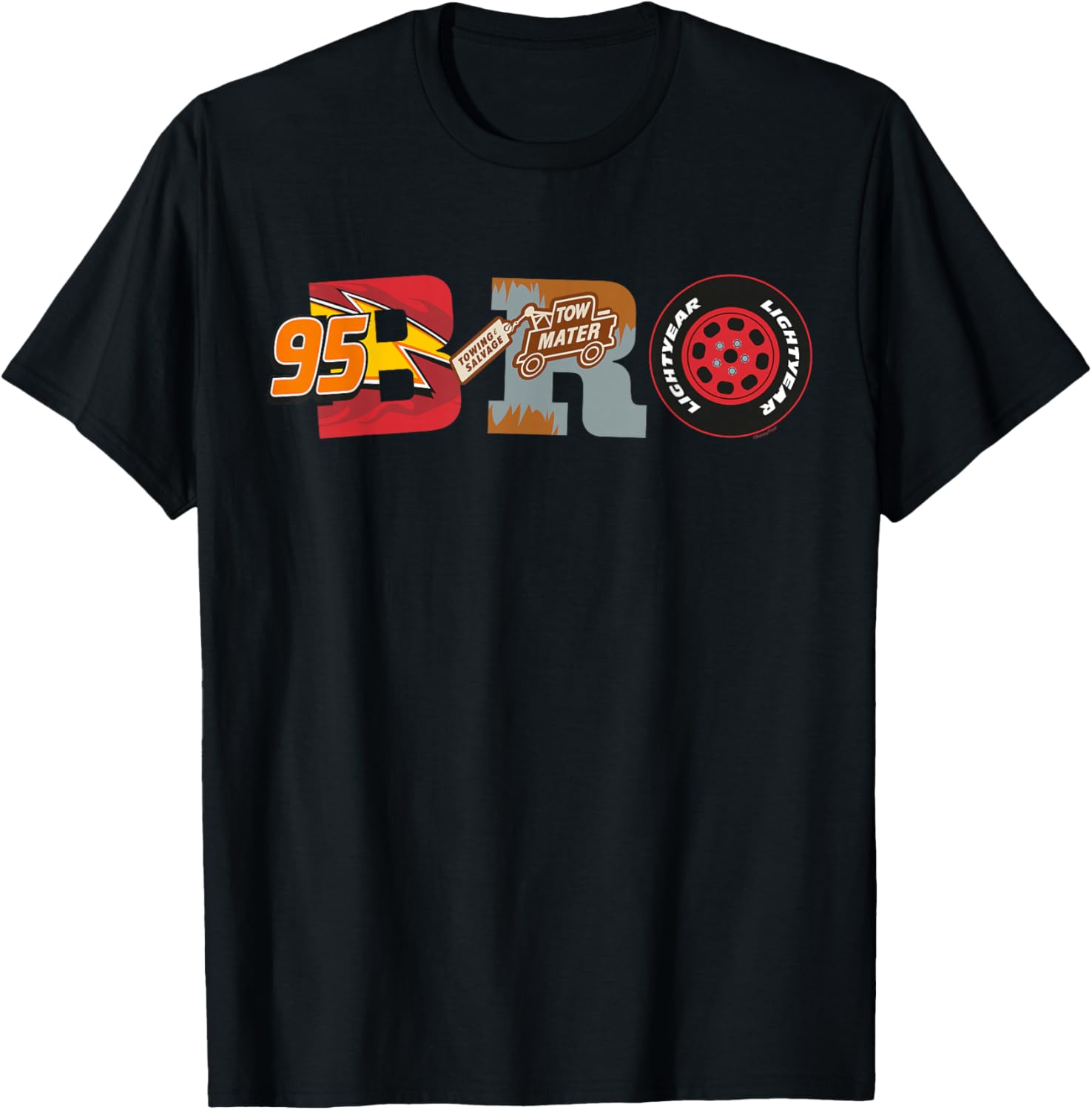 Disney Pixar Cars Matching Brother Family Trip T-Shirt for Kids - 7
