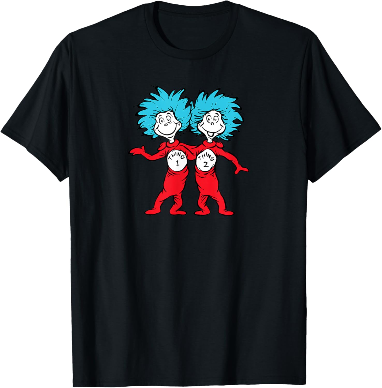 Dr. Seuss Thing 1 Thing 2 Buddies T-Shirt for Fun Lovers and Kids - 27