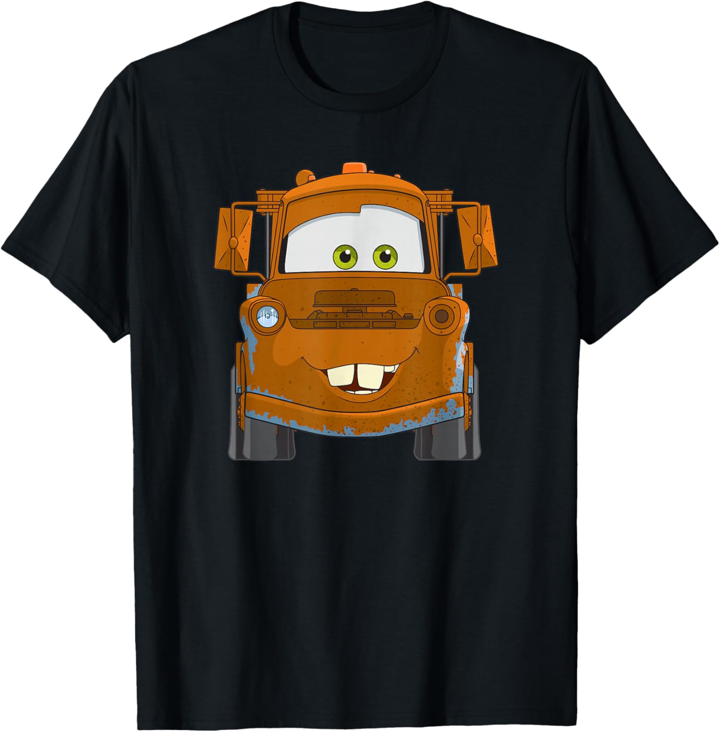 Disney Pixar Cars Mater Big Truck Face T-Shirt for Kids and Adults - 3