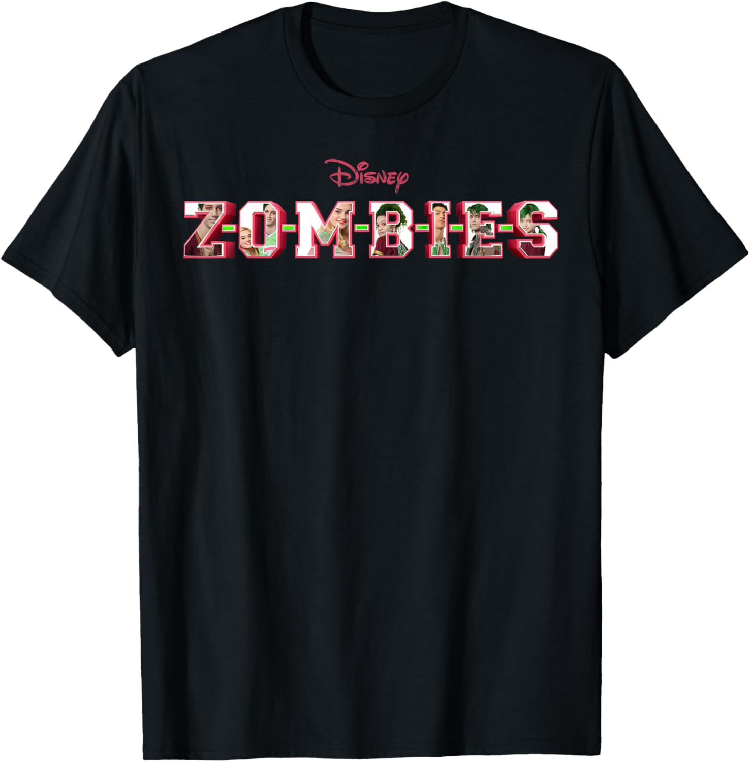 Zombies Movie Logo Character Fill T-Shirt for Fans and Collectors - 4