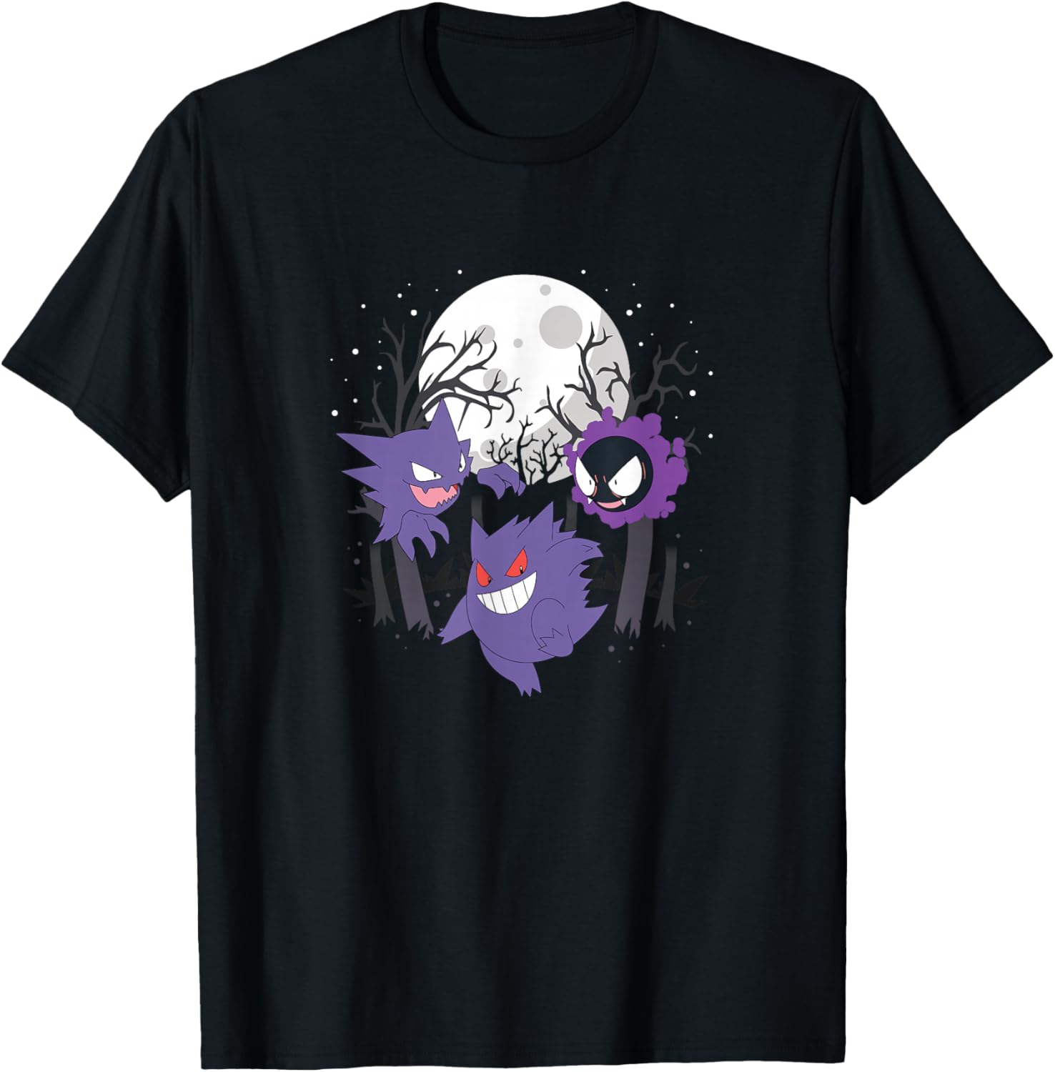 Pokémon Gastly Gengar Hunter Forest T-Shirt for Fans and Collectors - 1