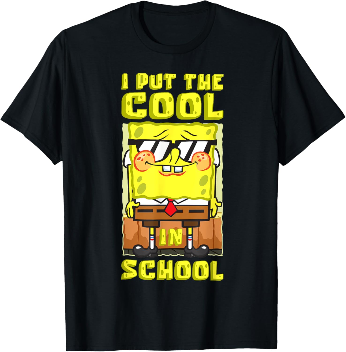 Mademark SpongeBob Back To School Boys Gift T-Shirt Cool School Style - 4