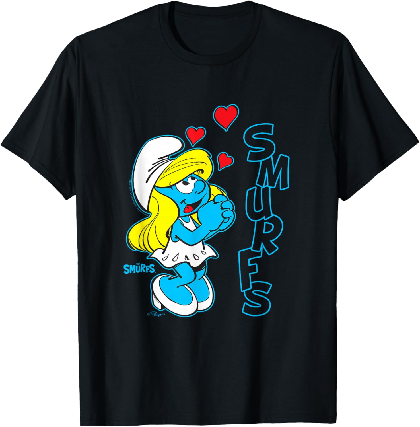 Cute Smurfs Smurfette T-Shirt for Fans of The Smurfs Cartoon Style - 6