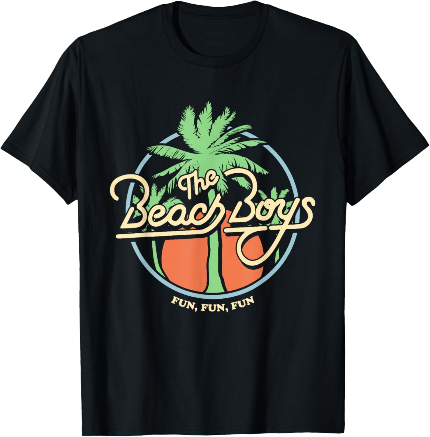Beach Boys Fun Fun Fun Palm Tree T-Shirt for Relaxed Summer Vibes - 5