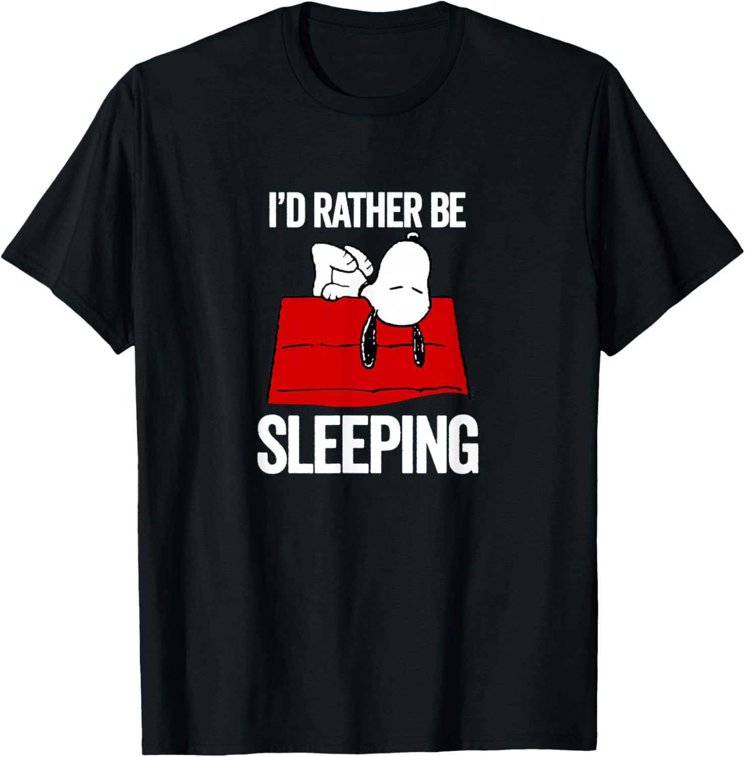 Peanuts Snoopy Still Sleeping T-Shirt Perfect for Relaxed Days - 7