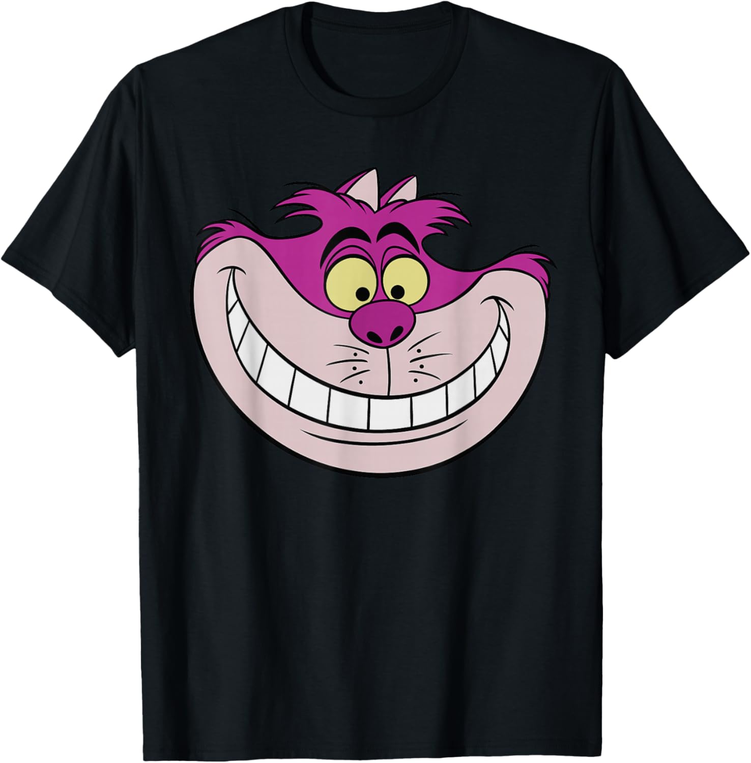 Charming Cheshire Cat Grin T-Shirt from Disney's Alice in Wonderland - 3