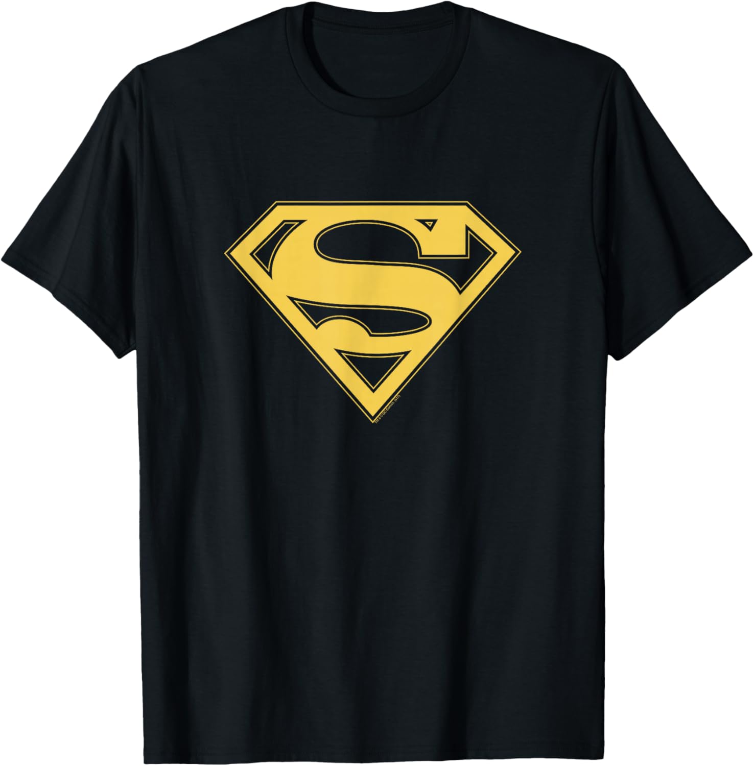 Superman Gold and Black Shield T-Shirt for Stylish Fans and Collectors - 3
