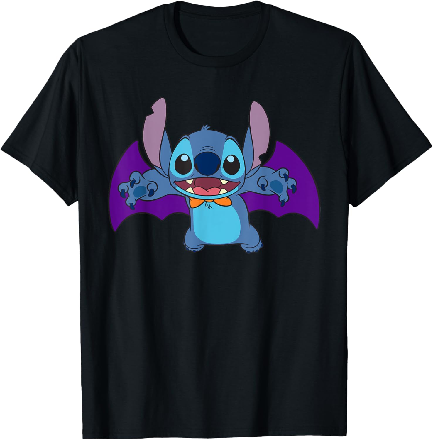 Disney Stitch Halloween Bat Costume T-Shirt for Fun Spooky Celebrations - 4