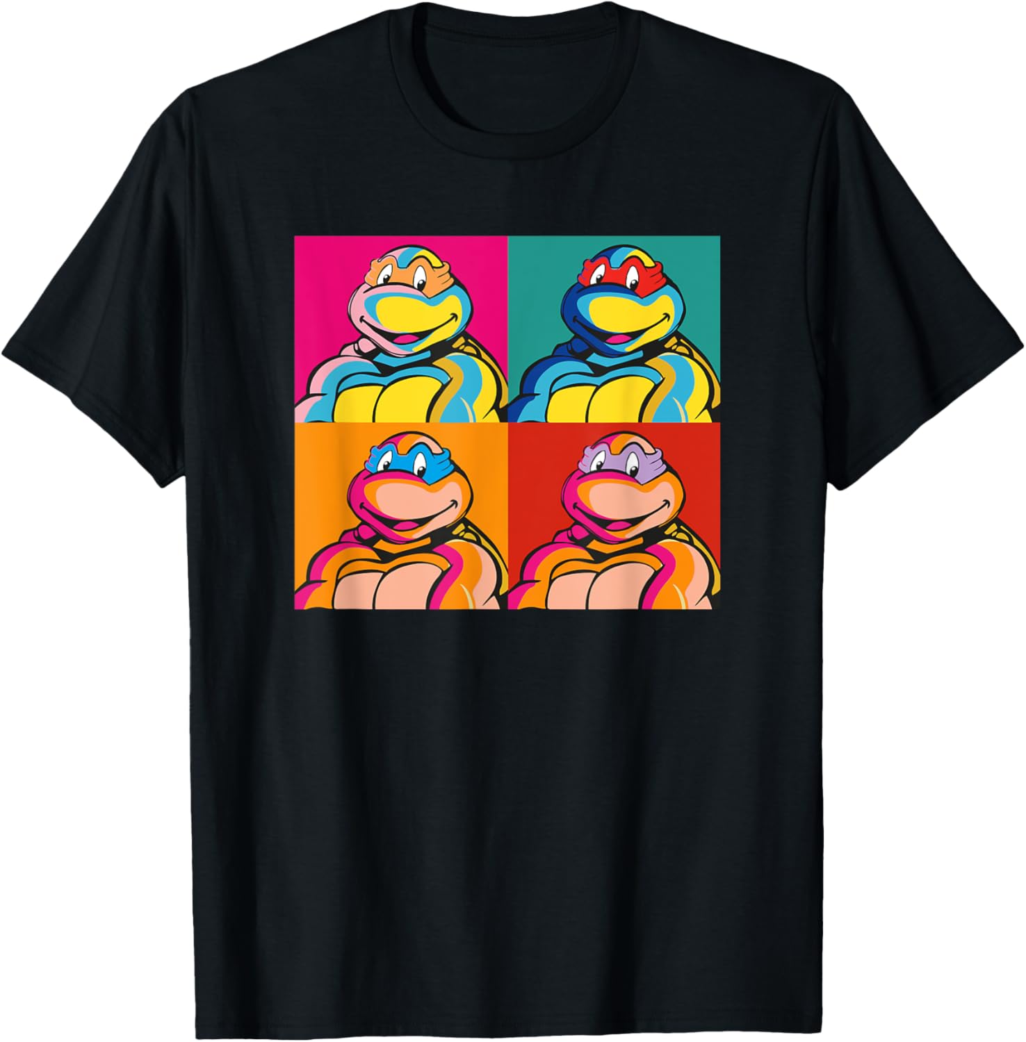 Mademark x TMNT Pop Art T-Shirt Featuring Donatello Michelangelo Leonardo - 17