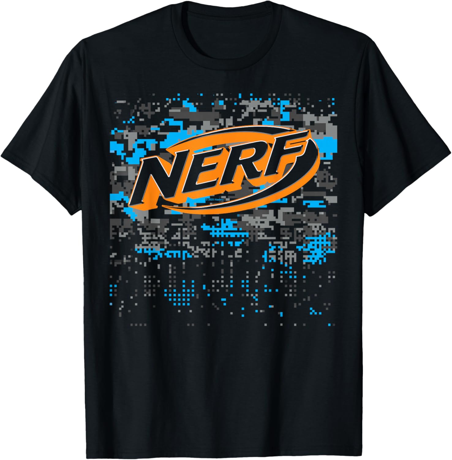 Nerf Logo Glitch Camouflage T-Shirt for Stylish Comfort and Fun - 2