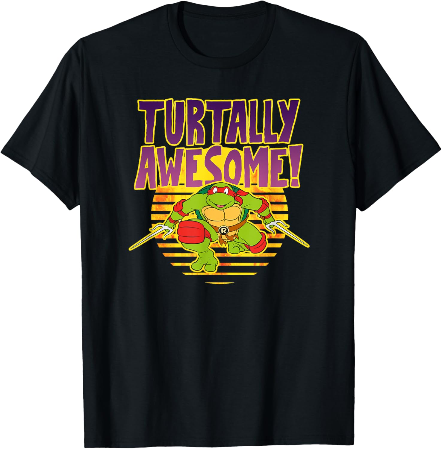 Mademark Teenage Mutant Ninja Turtles Raphael Turtally Awesome T-Shirt - 1
