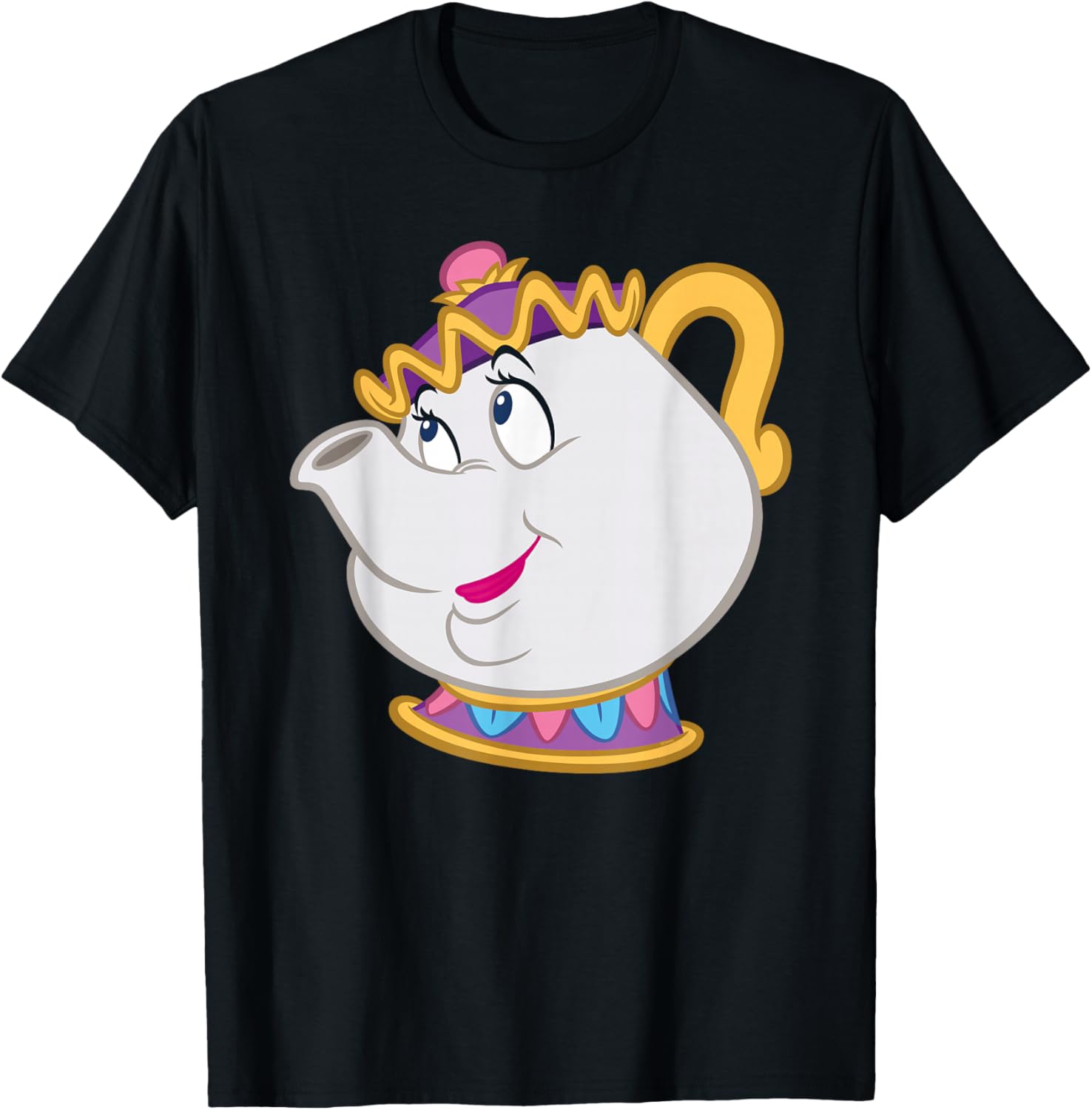 Disney Beauty and the Beast Mrs. Potts Big Face Costume T-Shirt for Fans - 15