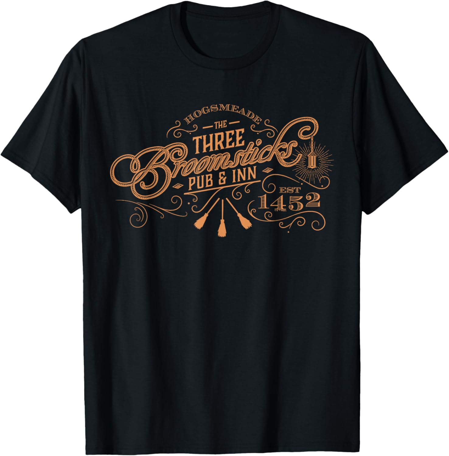 Harry Potter Three Broomsticks Black T-Shirt for Fans - Small Size - 3