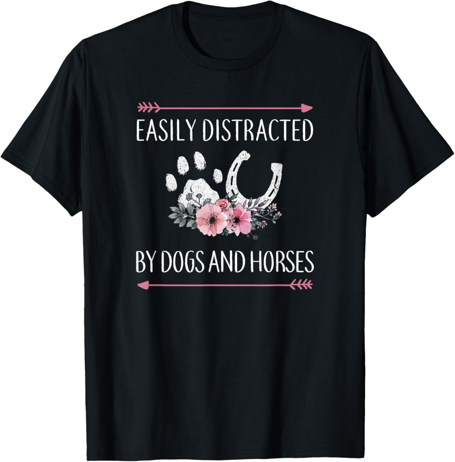 Horse Lover T-Shirt for Women, Teens, and Girls - Cute Horse Design - 22