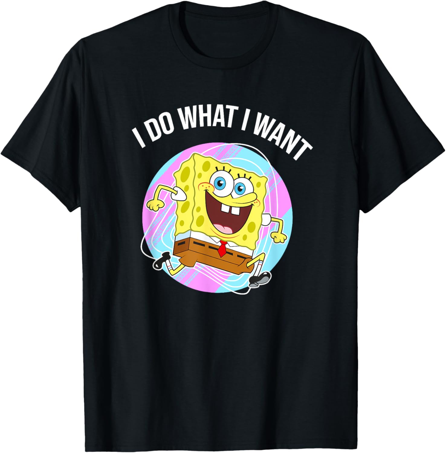 Mademark x SpongeBob SquarePants I Do What I Want T-Shirt for Fun Style - 1