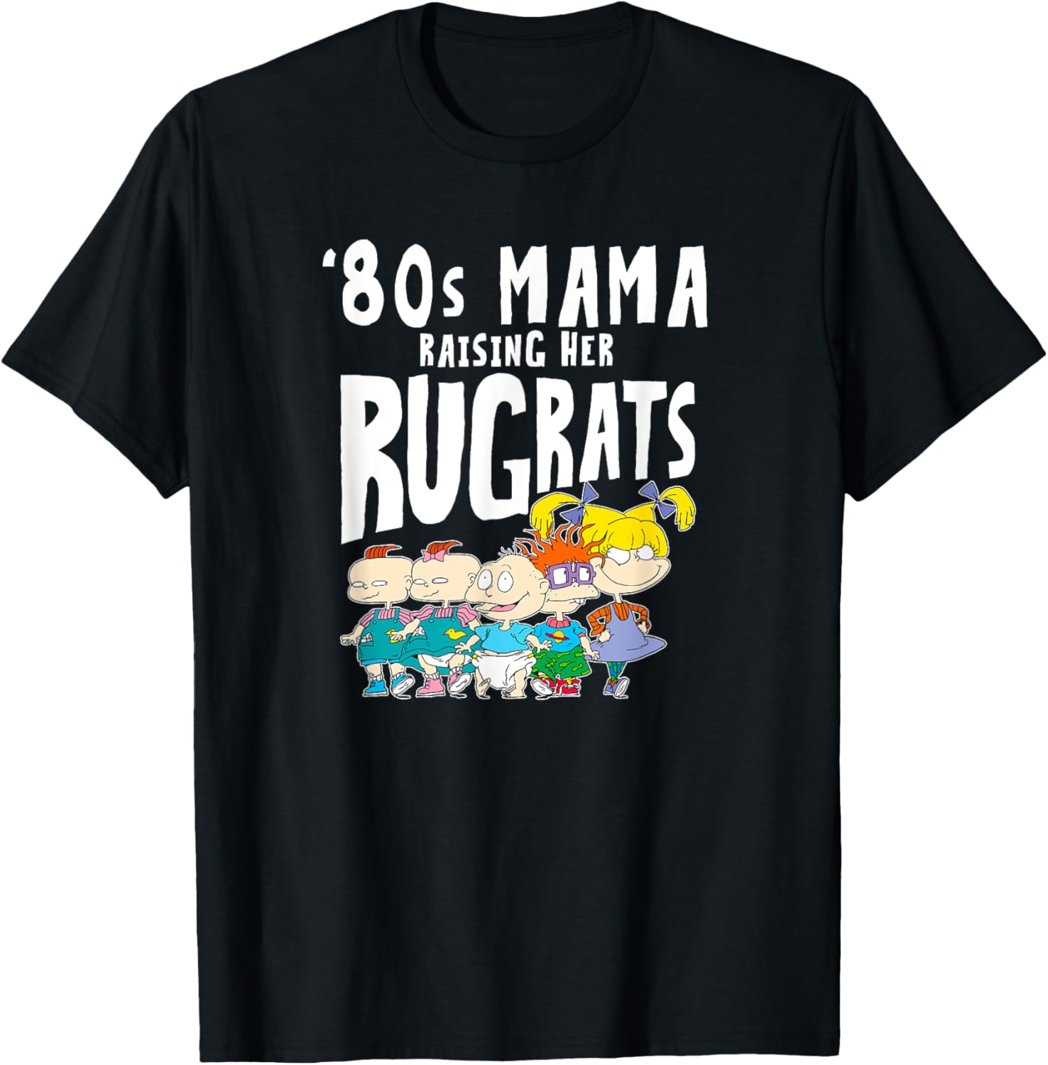 Mademark Rugrats 80s Mama Full Gang T-Shirt for Nostalgic Fans - 4