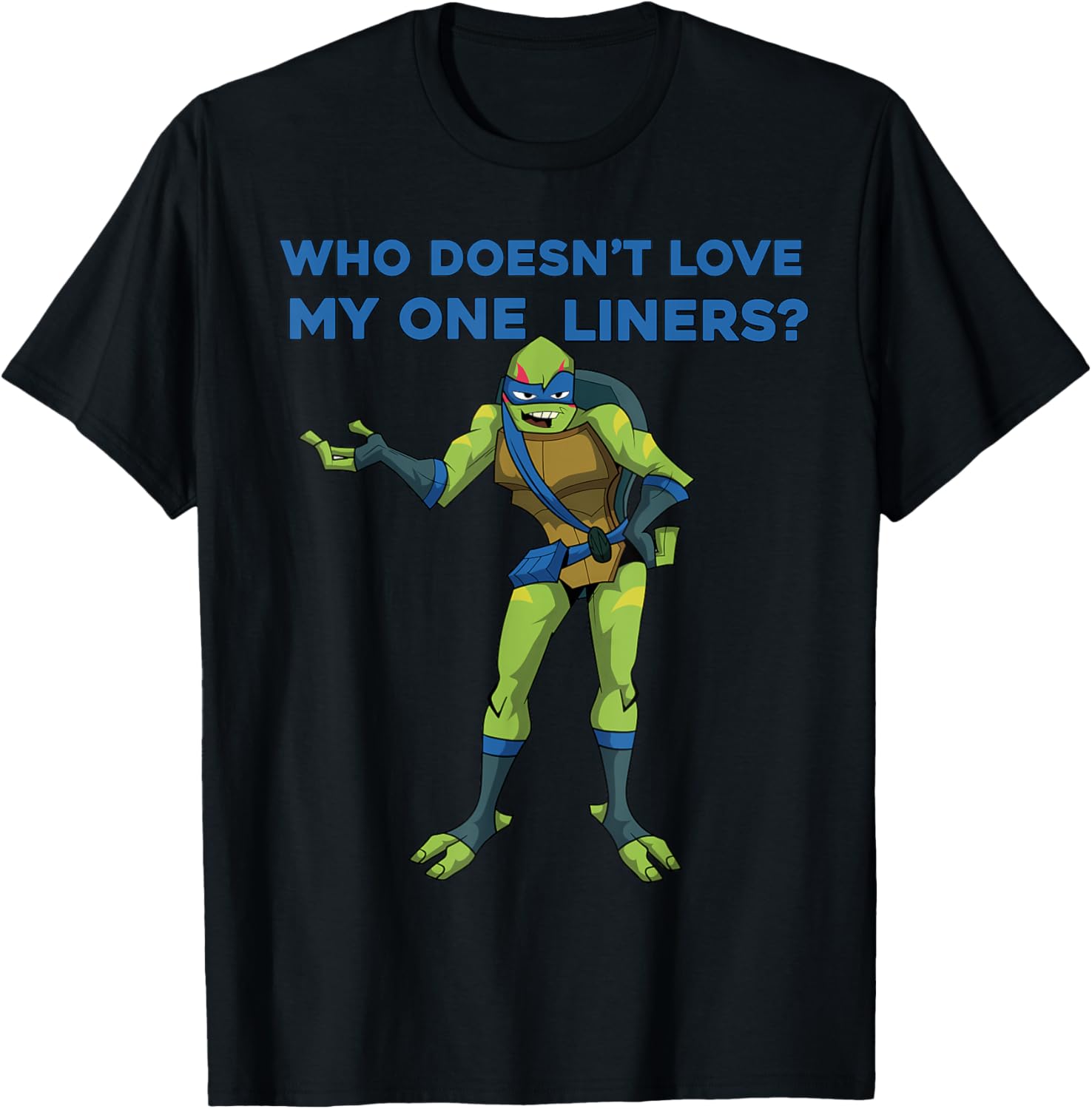 Mademark Teenage Mutant Ninja Turtles Leonardo One Liners T-Shirt - 1