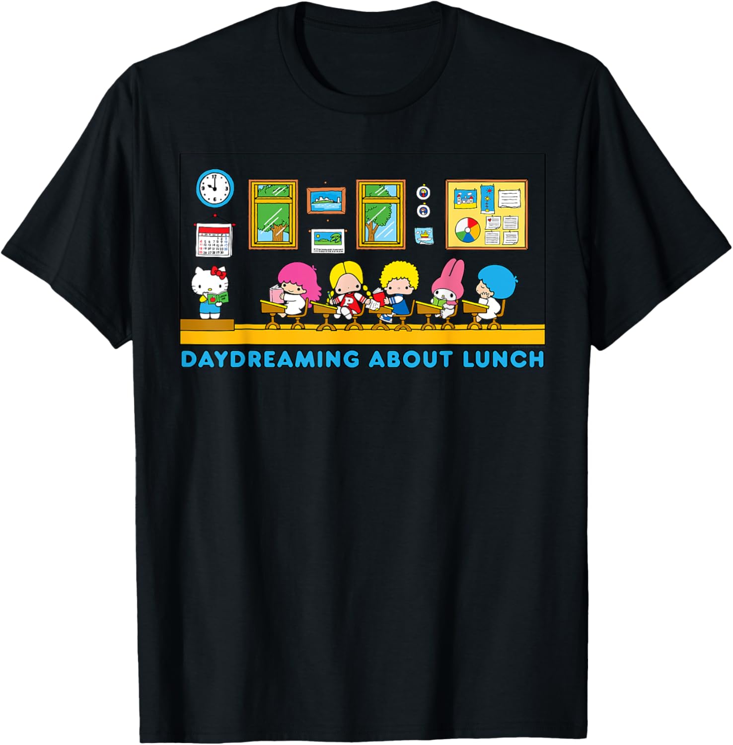 Hello Kitty and Friends Daydreaming Lunch T-Shirt for Fun Outfits - 4