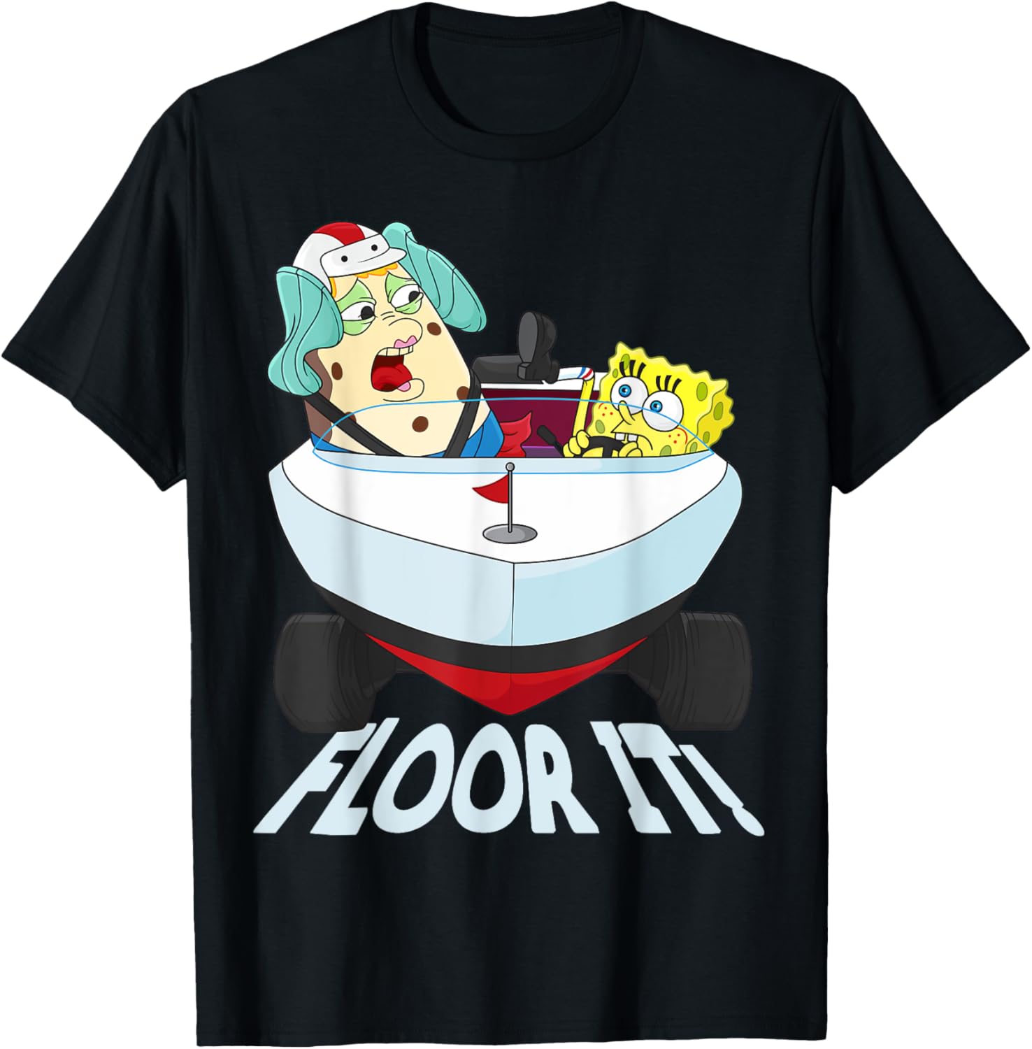 Mademark x SpongeBob SquarePants Floor It T-Shirt for Fun and Style - 9