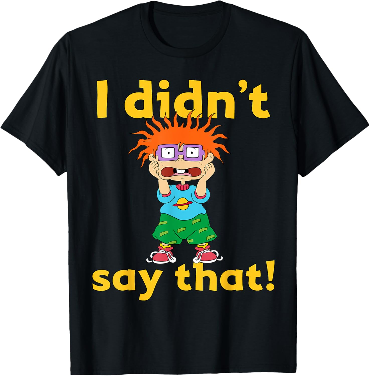 Mademark x Rugrats Chuckie Finster I Didn't Say That T-Shirt for Fans - 8