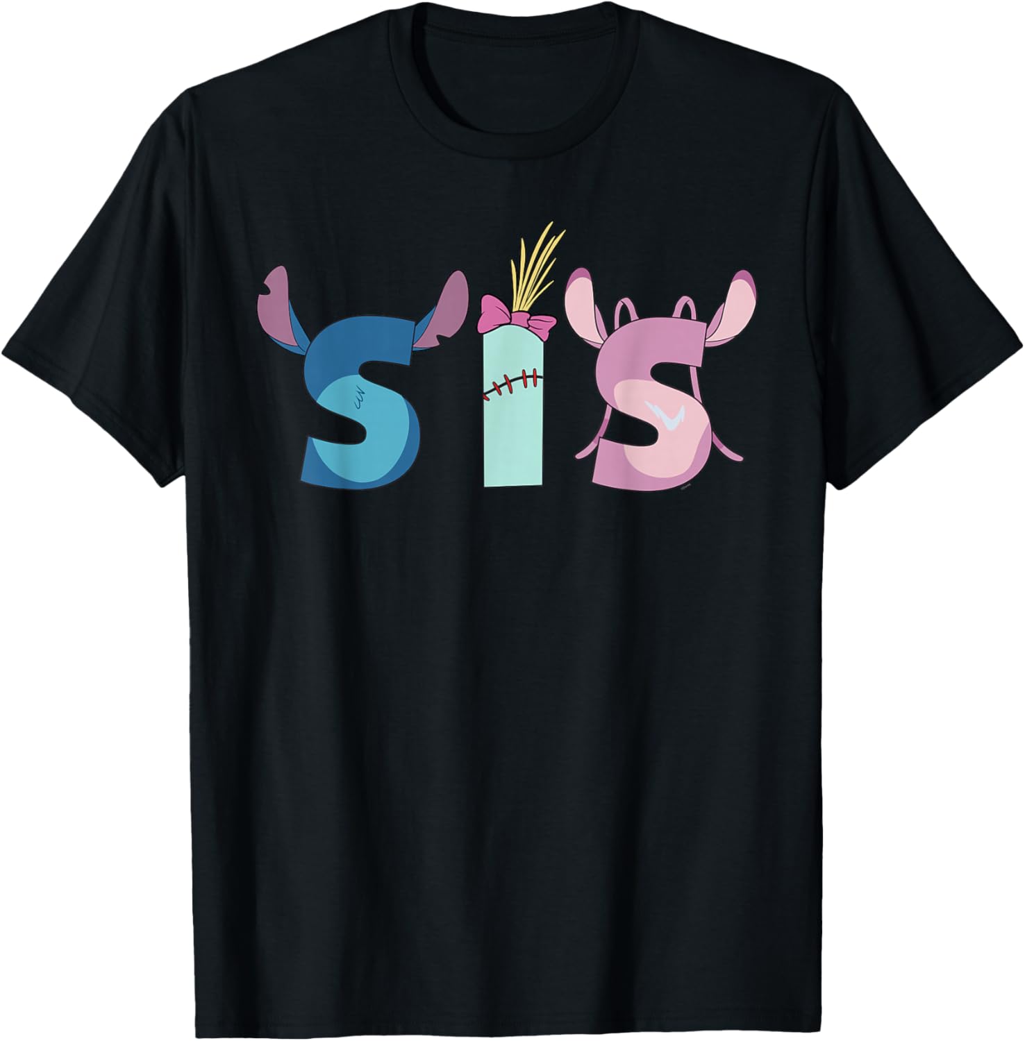Disney Lilo & Stitch Sis Sister Birthday Gift T-Shirt for Family Fun - 1