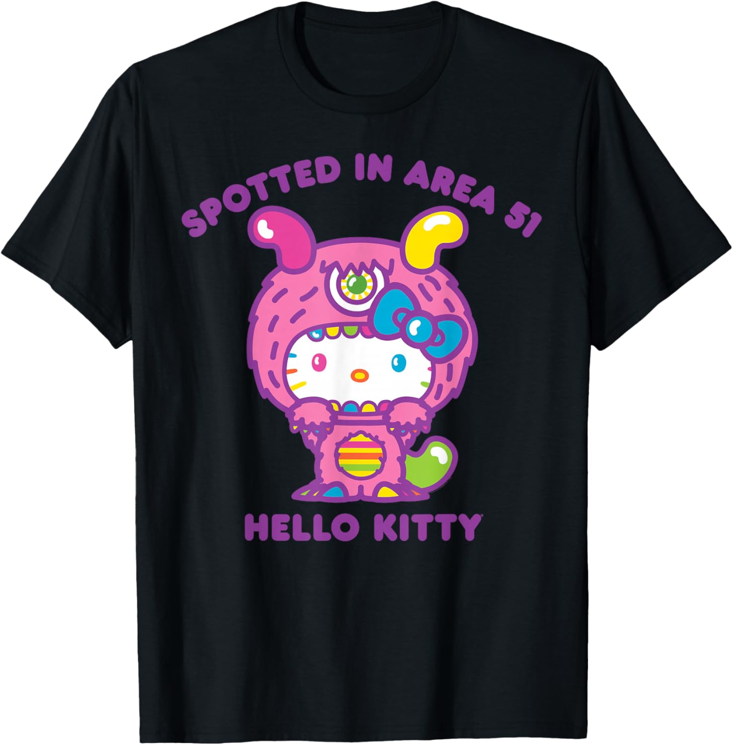 Hello Kitty Area 51 Alien Sighting T-Shirt for Fun Fashion Lovers - 12