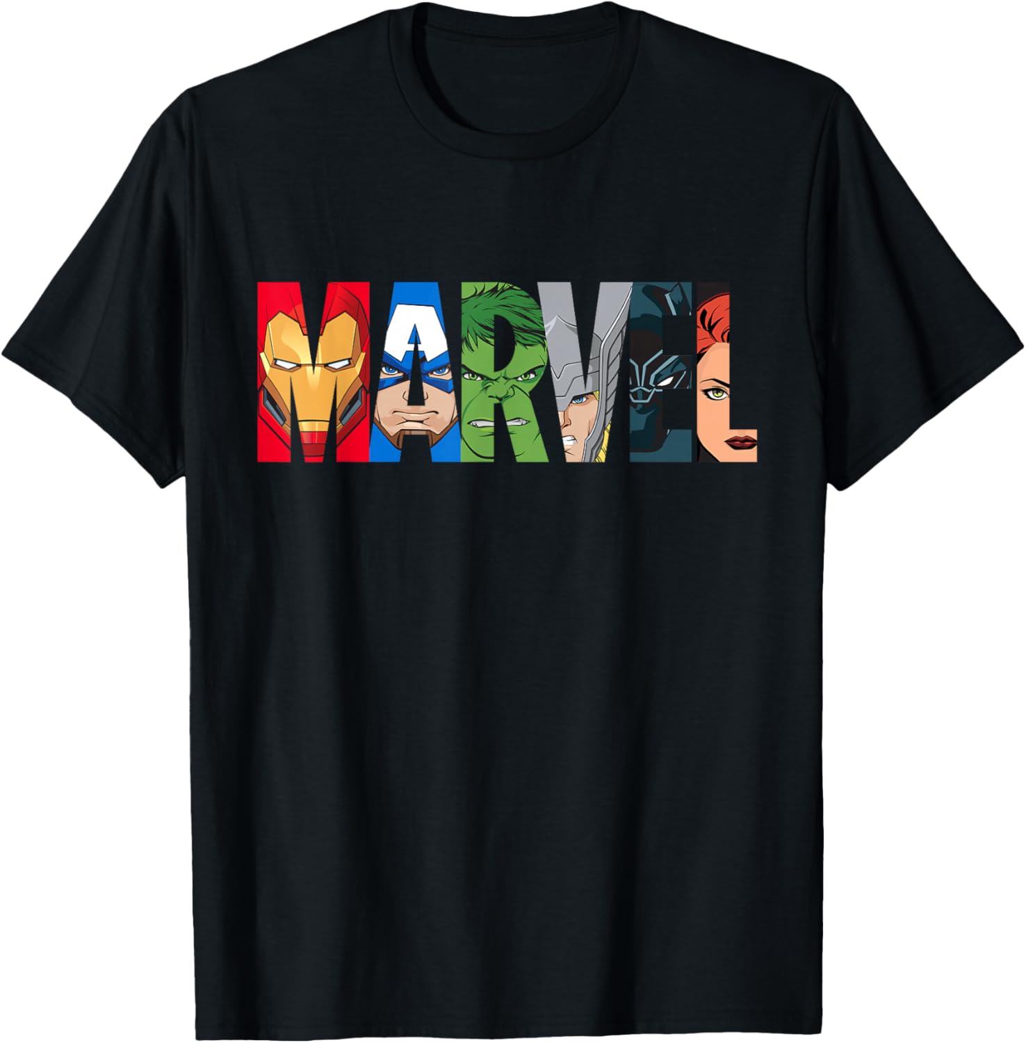 Marvel Avengers Super Heroes Logo T-Shirt for Fans and Collectors - 16