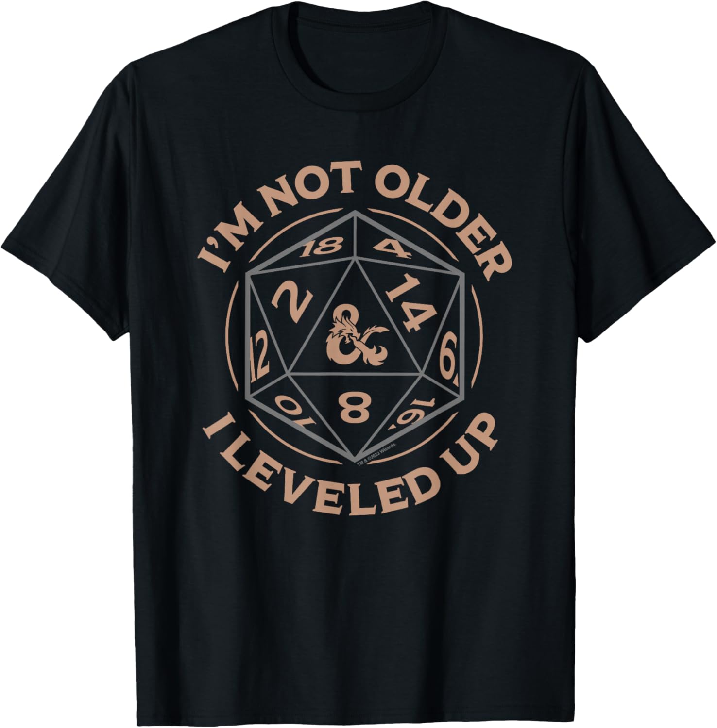 Dungeons and Dragons Birthday Level Up T-Shirt for Gamers and Fans - 3