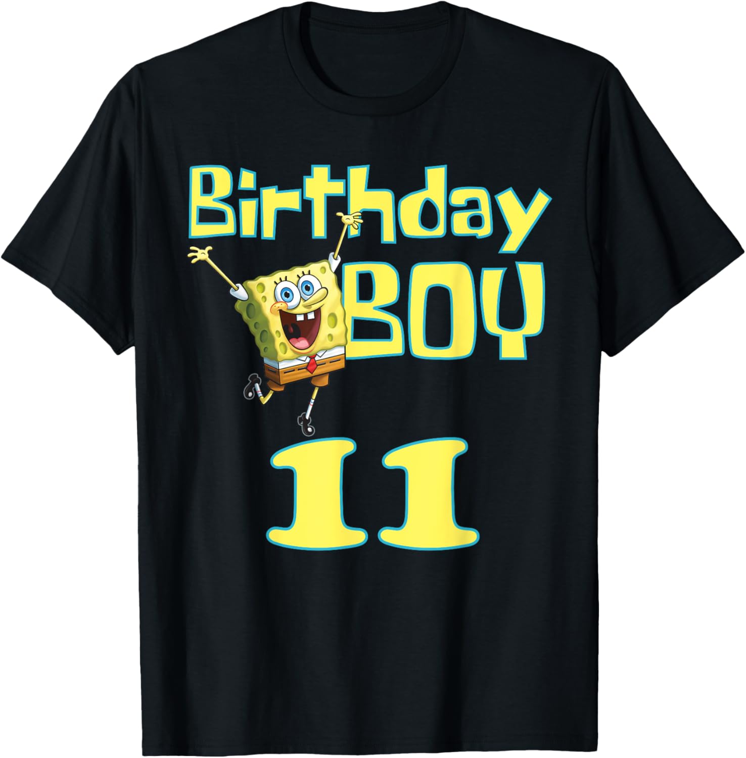 SpongeBob SquarePants Birthday Boy 11 T-Shirt for Fun Celebrations - 4