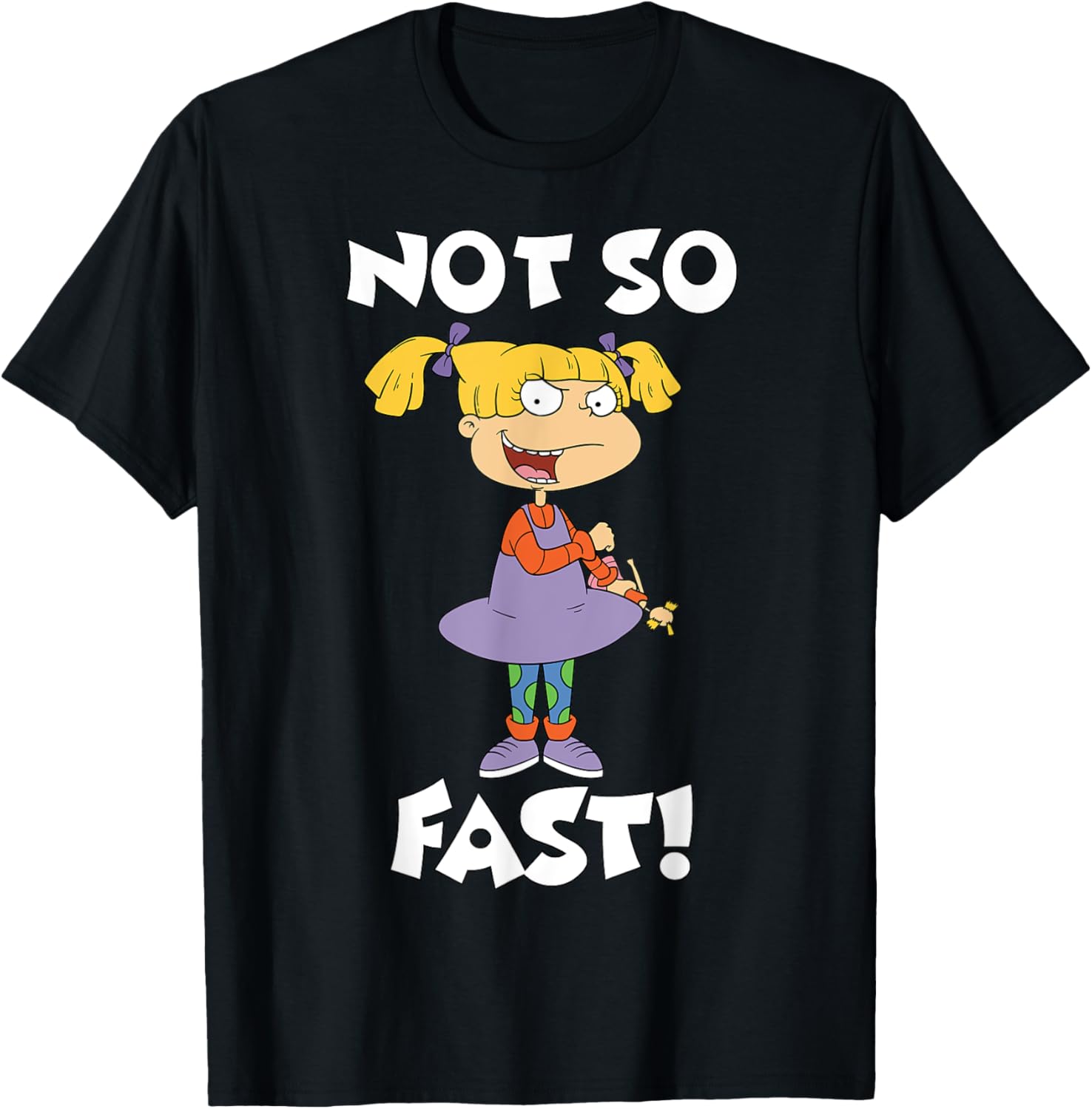 Mademark Rugrats Angelica Pickles Not So Fast T-Shirt for Kids - 2