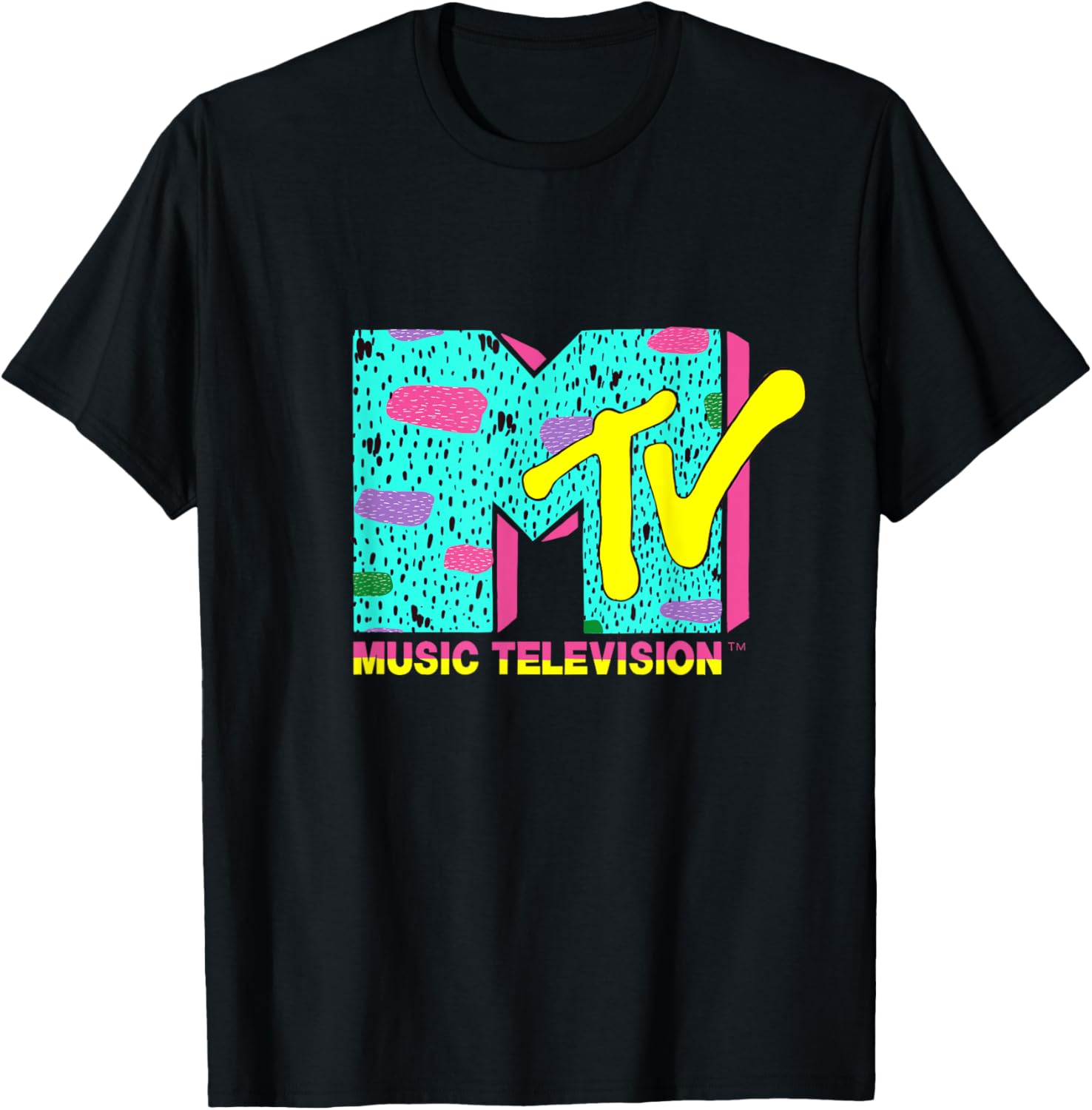 Vibrant Mademark x MTV Logo T-Shirt with Funky Design for Enthusiasts - 18