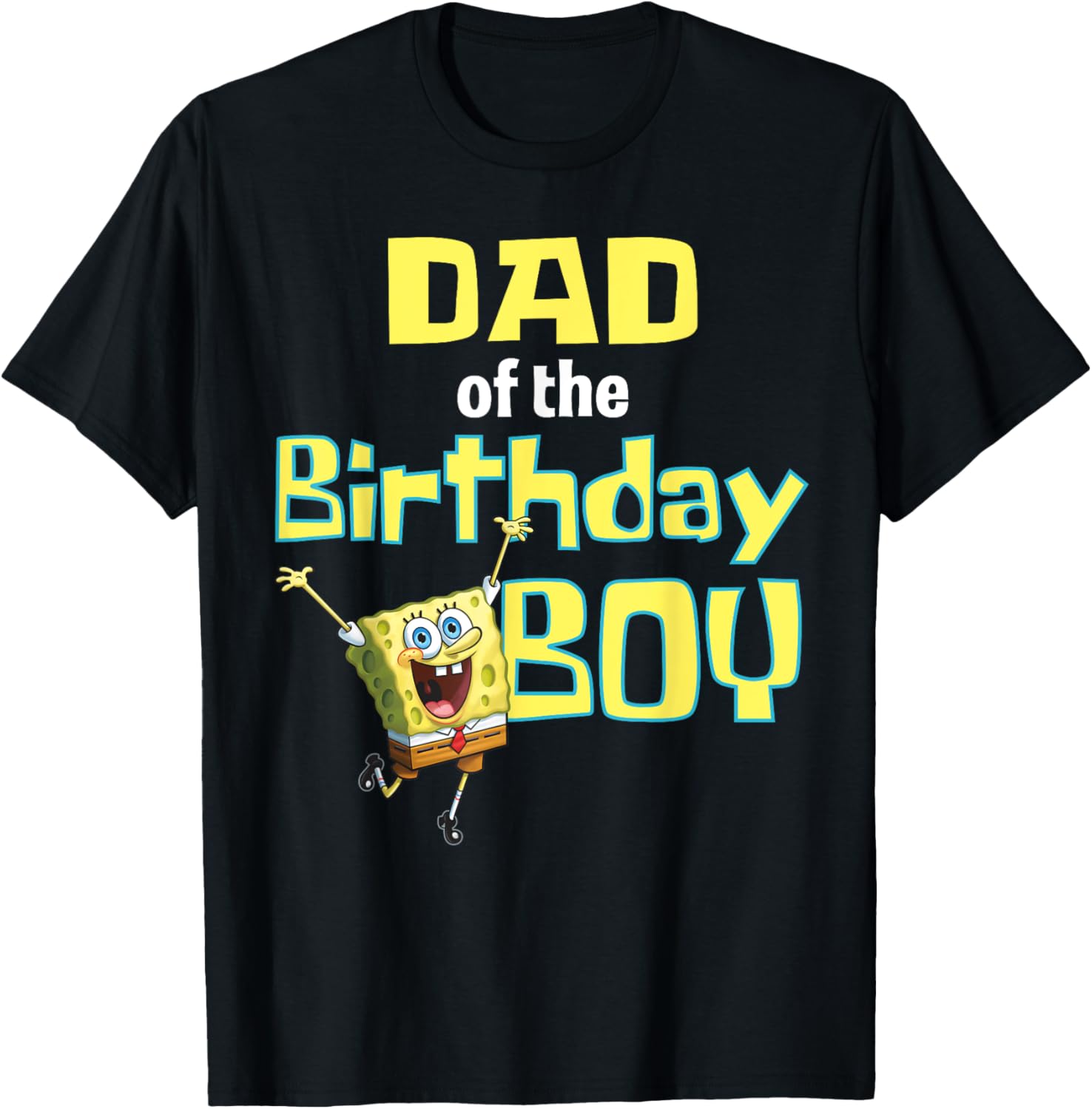 SpongeBob SquarePants Dad Of The Birthday Boy T-Shirt Fun Gift Idea - 8