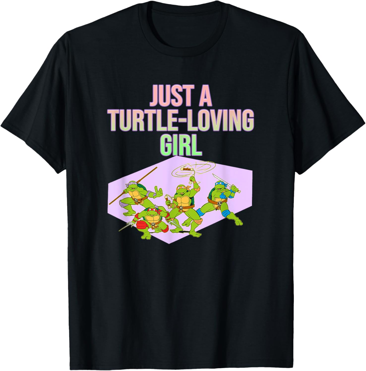 Mademark Teenage Mutant Ninja Turtles Turtle-Loving Girl T-Shirt - 14