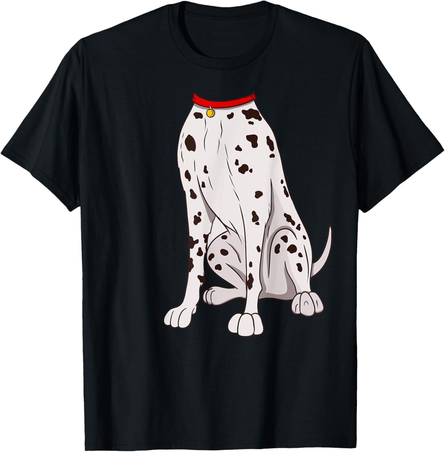 Dalmatian Halloween Costume T-Shirt for Kids and Adults Fun Cosplay - 1