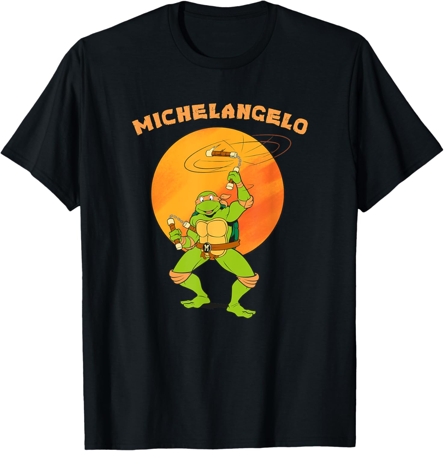 Mademark Teenage Mutant Ninja Turtles Michelangelo Standing Tall T-Shirt - 15