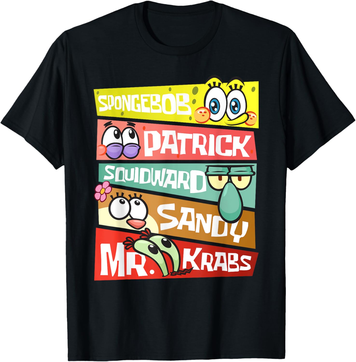 Mademark SpongeBob SquarePants T-Shirt Featuring Patrick, Squidward & Friends - 15