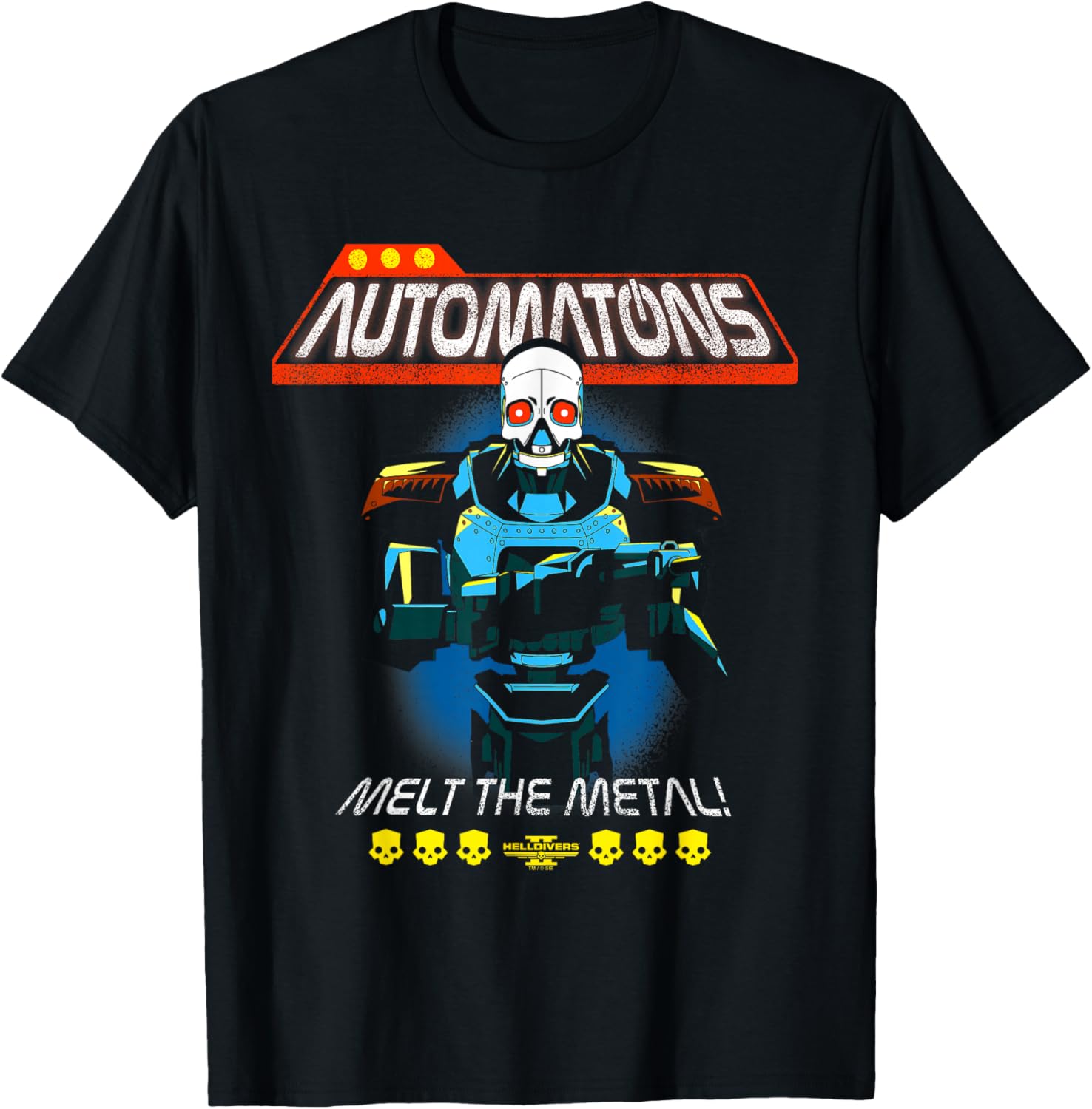 Helldivers 2 Automaton Trooper T-Shirt for Sony Playstation Fans - 1