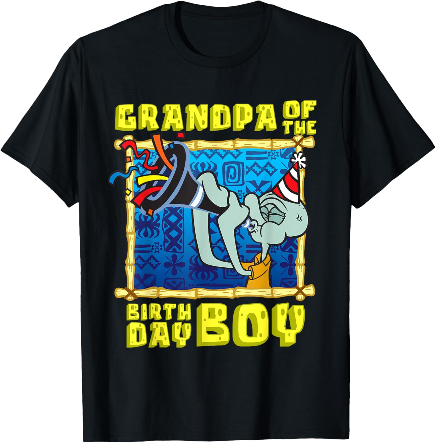 Mademark SpongeBob SquarePants Grandpa of the Birthday Boy T-Shirt - 12