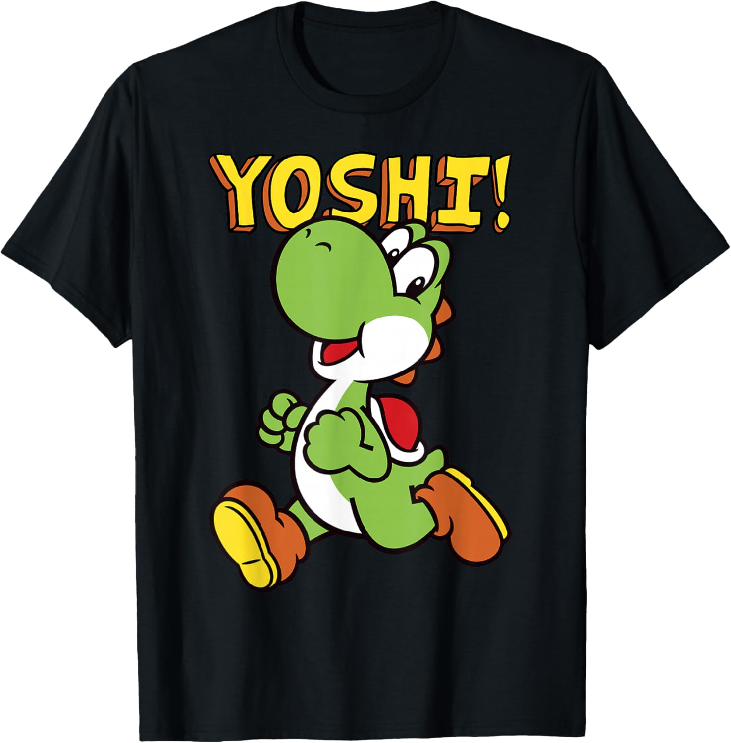 Super Mario Yoshi Intro Jump Graphic T-Shirt for Fans of All Ages - 2